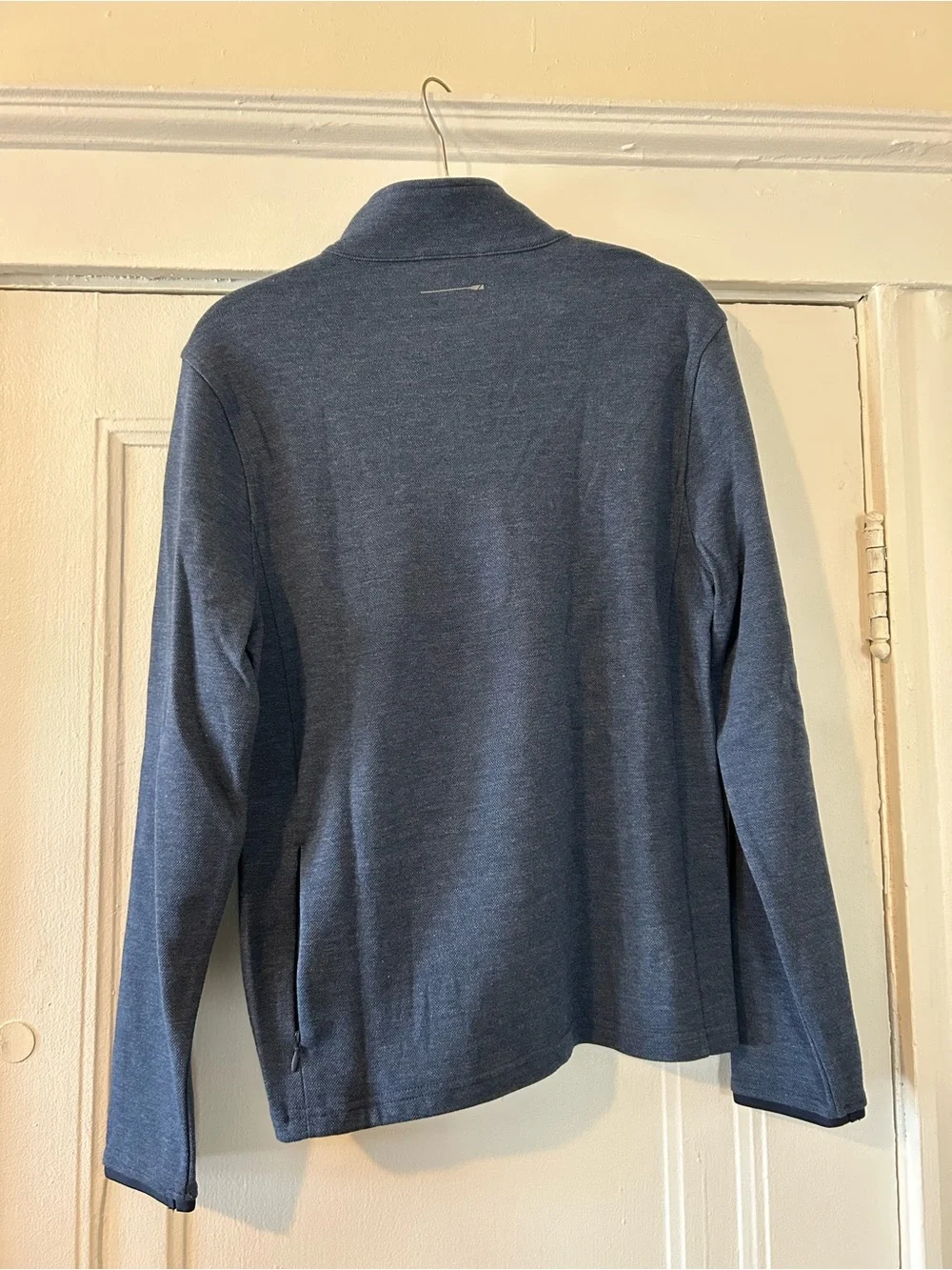 J. Crew Men’s Blue Quarter-Zip Sweater